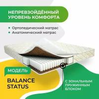 Матрас Мир Матрасов, Balance Status 160х200, двусторонний с одинаковой жесткостью, кокосовое волокно