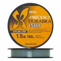 Плетеный шнур для рыбалки Daiwa PE Presso Durabra 1500 #1,5 150м (natural mist)