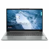 Ноутбук Lenovo IdeaPad 1 15AMN7, 15.6" (1920x1080) TN/AMD Ryzen 5 7520U/8ГБ LPDDR5/256ГБ SSD/Radeon Graphics/Без ОС, серый (82VG00HDPS)