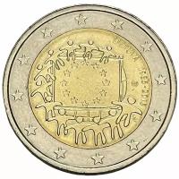 Литва 2 евро 2015 г. (30 лет флагу Европейского союза)