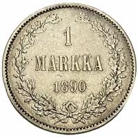 Российская империя, Финляндия 1 марка 1890 г. (L) (2)