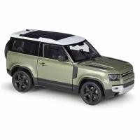 Машинка металлическая Welly 1:24 2020 LAND ROVER DEFENDER, серебристая