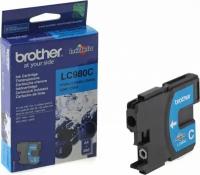 Картридж Brother LC980C, голубой