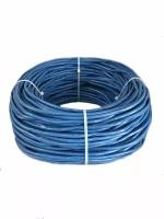 Кабель витая пара для локальной сети LAN FTP4 CAT6 23AWG CU (0.55 mm) 100 метров