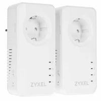 Сетевой адаптер Powerline Zyxel PLA6457 PLA6457-EU0201F AV2400 Gigabit Ethernet (упаковка:2 штуки)