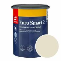 Краска интерьерная Tikkurila Euro Smart 2 RAL 1013 (Жемчужно-белый - Oyster white) 0,9 л