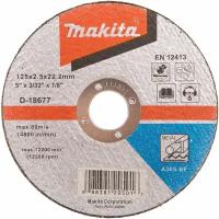 Makita Диск отр./металл 125x2.5x22.23 D-18677