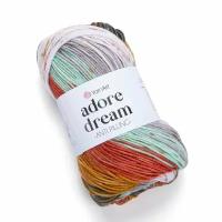 Пряжа Adore Dream, YarnArt, принт - 1069, 100% акрил антипиллинг, 5 мотков, 100 г, 280 м