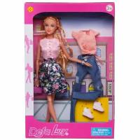 Игровой набор Кукла Defa Lucy Городская модница в блузе и юбке с дополнительным комплектом одежды 29 см