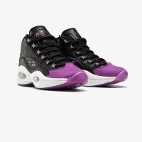 Кроссовки Reebok Question Mid, размер 10 US, фиолетовый, черный