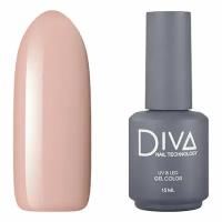 Гель-лак для ногтей Diva Nail Technology плотный, светлый, насыщенный, бежевый, 15 мл