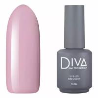 Гель-лак для ногтей Diva Nail Technology плотный, светлый, насыщенный, розовый, 15 мл