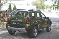 Накладка на задний бампер Вариант 4 для Renault Duster 2010-2014,2015-2020