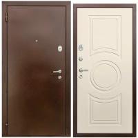Дверь входная металлическая DIVA 510 2050х860 Левая Антик медь - Д8 Софт шампань, тепло-шумоизоляция, антикоррозийная защита для квартиры и дома