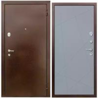 Дверь входная металлическая DIVA 510 2050х860 Правая Антик медь - Д11 Силк маус, тепло-шумоизоляция, антикоррозийная защита для квартиры и дома