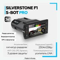Автомобильный видеорегистратор SilverStone F1 Hybrid S-BOT PRO с радар детектором (комбо устройство)