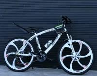 Велосипед RICHIESTO 26" на литых дисках, Горный Спортивный Унисекс, белый