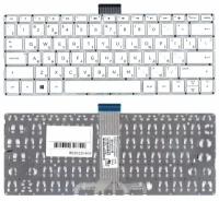 Клавиатура для ноутбука HP Pavilion x360 11-K белая без рамки горизонтальный Enter