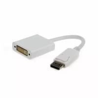 Переходник DisplayPort (M) - DVI (F), Gembird (A-DPM-DVIF-002-W)