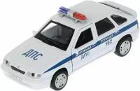 Автомобиль металлический инерционный LADA-2114 SAMARA полиция серия классика 12 см Цвет Белый технопарк 2114-12POL-WH