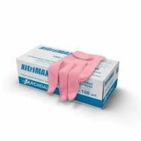 Перчатки нитриловые розовые NitriMAX 761 L 50 пар