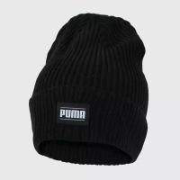 Шапка Puma Ribbed Classic Cuff 02403801, р-р one size, Черный