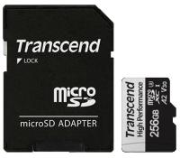 Карта памяти Micro SD Transcend 330S 256GB Class10 100MB/s (TS256GUSD330S) + SD adapter