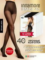 Колготки Innamore Image, 40 den, 10 шт., размер 4, черный