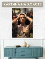Картина на холсте для интерьера - актриса моника беллуччи monika bellucci (4) 30х40 см