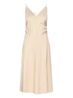 платье для женщин, Calvin Klein, модель: K20K205866AES, цвет: бежевый, размер: 42(42)