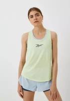 Майка/Reebok/RUNNING SPEEDWICK GRAPHIC TANK ex-IL4764/зеленый/2XS INT