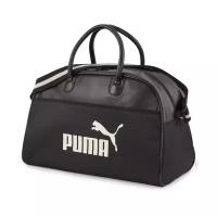 Puma Сумка с плечевым ремнем Campus Grip Bag, 07882301, полиуретан, полиэстер, черный