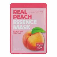 FarmStay Real Peach Essence Mask Маска для лица тканевая с экстрактом персика 23мл