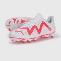 Бутсы детские Puma Future Play FG/AG 10738801, р-р 37.5RUS (4.5 UK), Белый