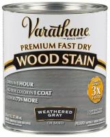 Varathane Premium Fast Dry Wood Stain тонирующее прозрачное масло для дерева (графит, 0,946 л)