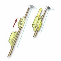 Держатель светлячка Stonfo на хлыст удилища 1.2 - 2.5 mm (Светлячок 4,5 mm)