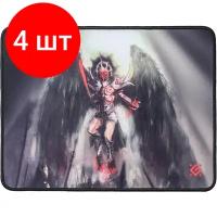 Комплект 4 штук, Коврик для мыши Defender Angel of Death M 360x270x3 мм, ткань+резина