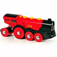 BRIO World 33592 - мощный красный аккумуляторный локомотив