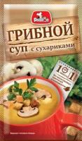 Суп-пюре грибной с сухариками быстрого приготовления, Preston, 1 шт. по 16 г