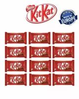 Шоколадный батончик KitKat с хрустящей вафлей, 12 шт по 41,5 г