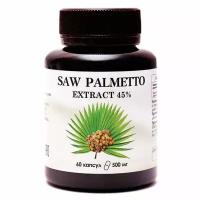 Saw Palmetto Extract (ягоды пальмы сереноа) – EXTRACT 45%. 60 капсул 500 мг