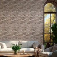 Стеновые панели самоклеящиеся VEROL "Камень" 70х77 см 10 шт., влагостойкое интерьерное покрытие ПВХ, отделка стен, декор для дома