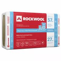 Теплоизоляция rockwool акустик баттс ультратонкий 1000х600х27мм