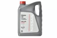 Масло моторное 5W40 Nissan Motor Oil API SN/CF (5л)