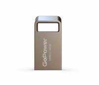 Флешка GoPower Mini 32 Гб usb 2.0 Flash Drive - металлический корпус