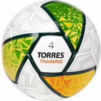 Мяч футбольный TORRES Training NEW, размер 4 (8-12 лет), поставляется накаченным