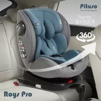 Автокресло Pituso Roys Pro для детей группы 0+/1/2/3 0-36 кг Grey/Серый
