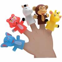 Игрушка детская "Театр на пальчиках саванна" 5 персонажей в наборе
