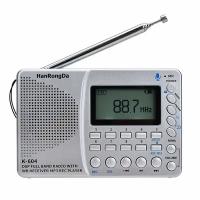 Всеволновой Цифровой DSP Радиоприемник HanRongDa K-604 / Диктофон, MP3 Плеер, Питание от Аккумулятора