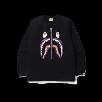 BAPE Color Camo Shark L/S Tee Black/Red (XL)